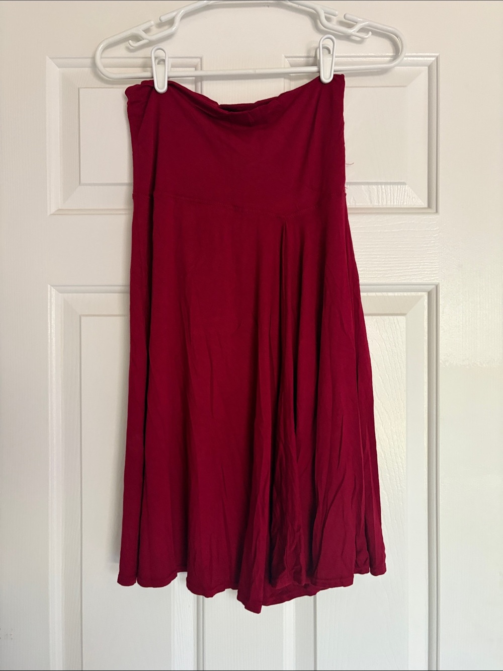 Max Studio Knit Skirt in Deep Fuchsia size m